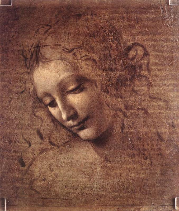 LEONARDO da Vinci The Virgin and Child with St Anne (detail)  f China oil painting art